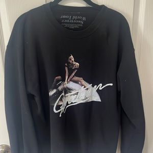 Ariana Grande Sweetener tour “GOD IS A WOMAN” merch crewneck sweatshirt